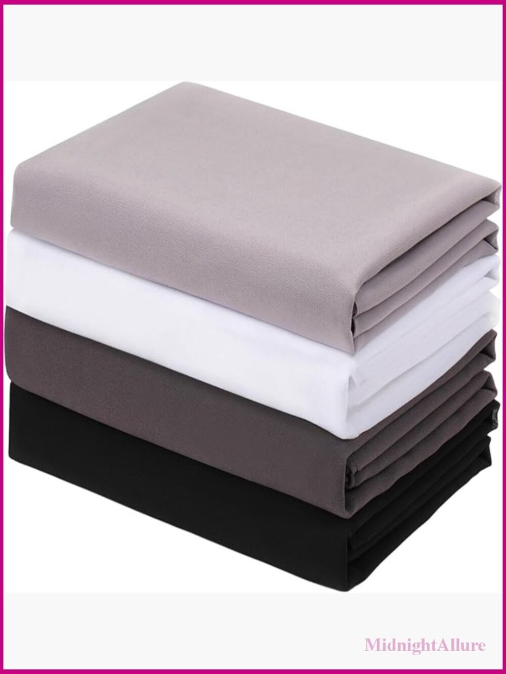 4 Chiffon Hijab Scarf Shawl Wraps for Women Lightweight Breathable Long Soft